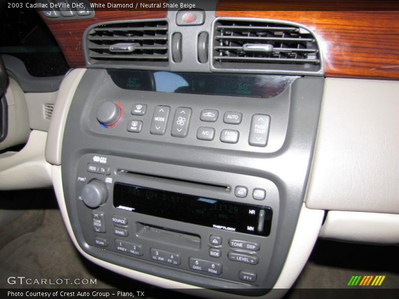 White Diamond / Neutral Shale Beige 2003 Cadillac DeVille DHS
