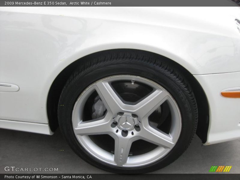 Arctic White / Cashmere 2009 Mercedes-Benz E 350 Sedan