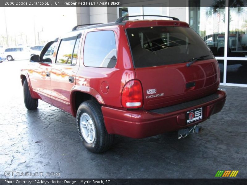 Chili Pepper Red Pearl / Agate Black 2000 Dodge Durango SLT