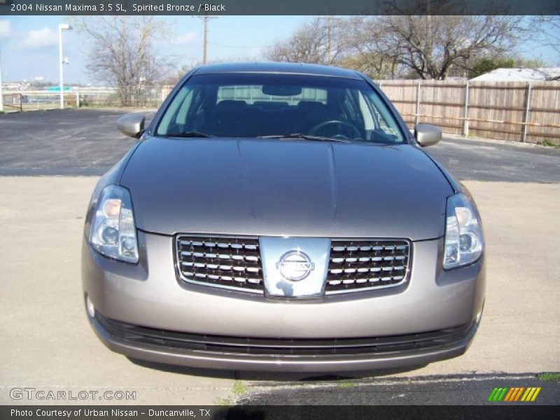 Spirited Bronze / Black 2004 Nissan Maxima 3.5 SL