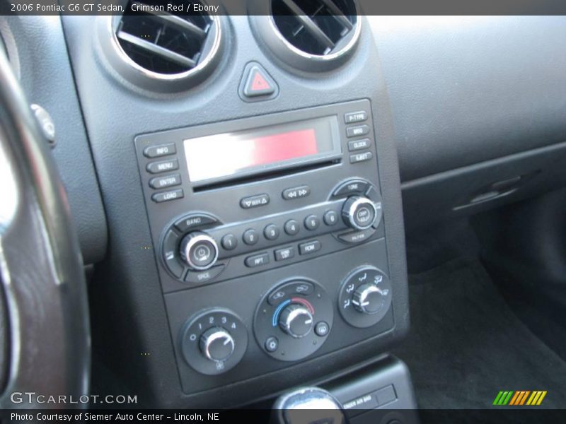 Crimson Red / Ebony 2006 Pontiac G6 GT Sedan