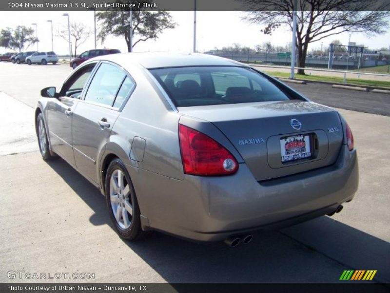Spirited Bronze / Black 2004 Nissan Maxima 3.5 SL