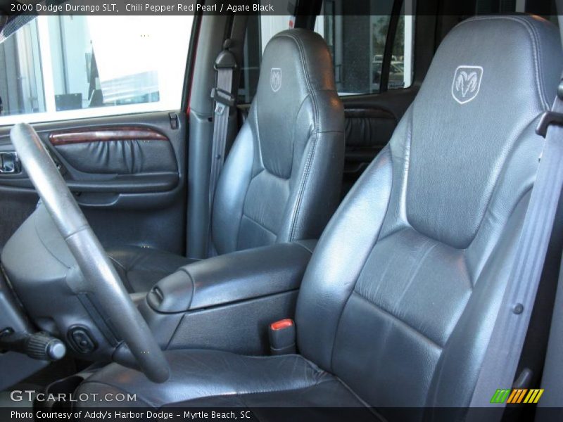 Chili Pepper Red Pearl / Agate Black 2000 Dodge Durango SLT