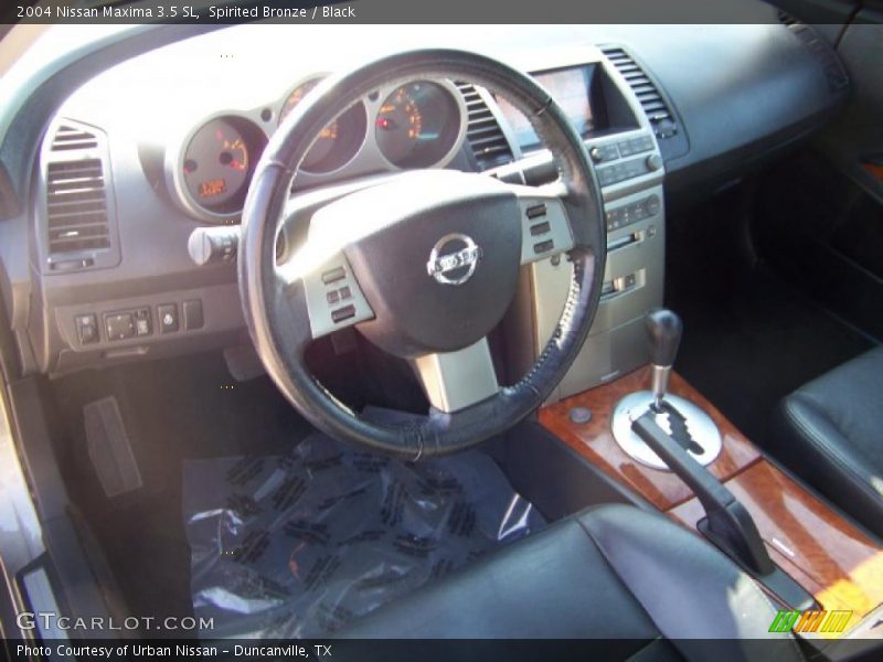 Spirited Bronze / Black 2004 Nissan Maxima 3.5 SL