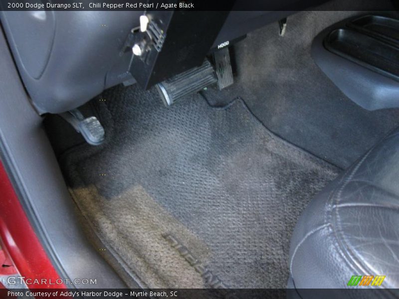 Chili Pepper Red Pearl / Agate Black 2000 Dodge Durango SLT