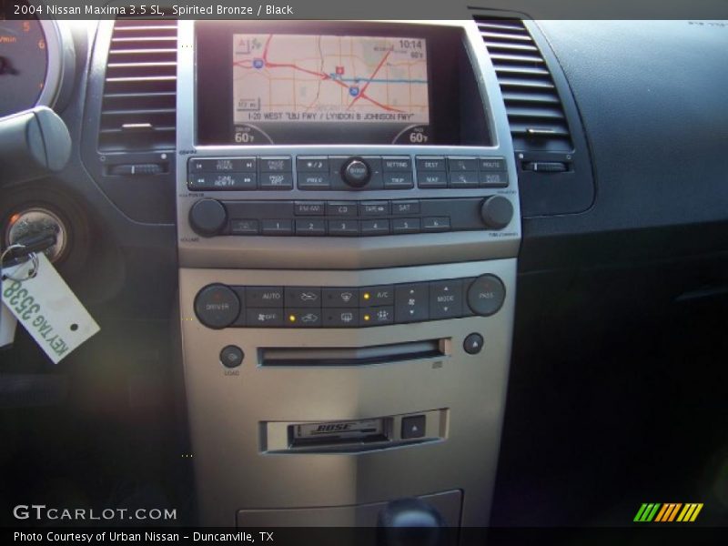Spirited Bronze / Black 2004 Nissan Maxima 3.5 SL