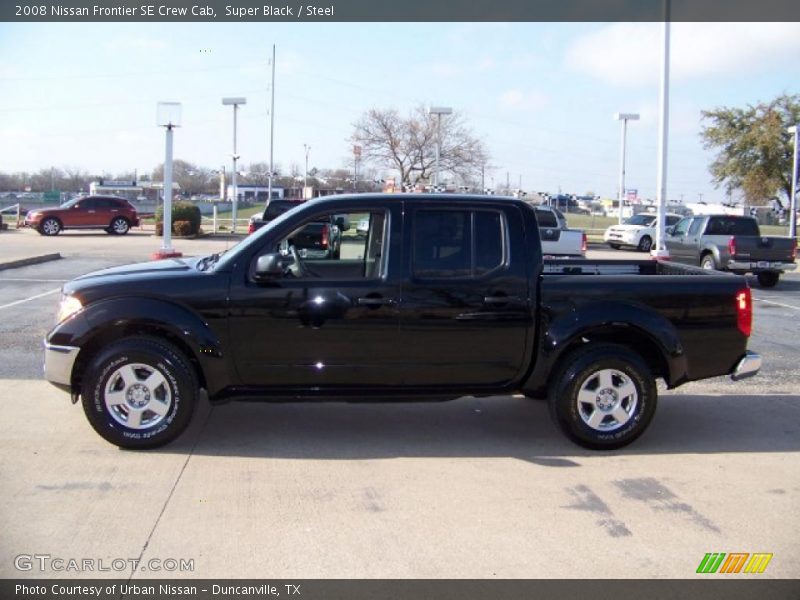 Super Black / Steel 2008 Nissan Frontier SE Crew Cab