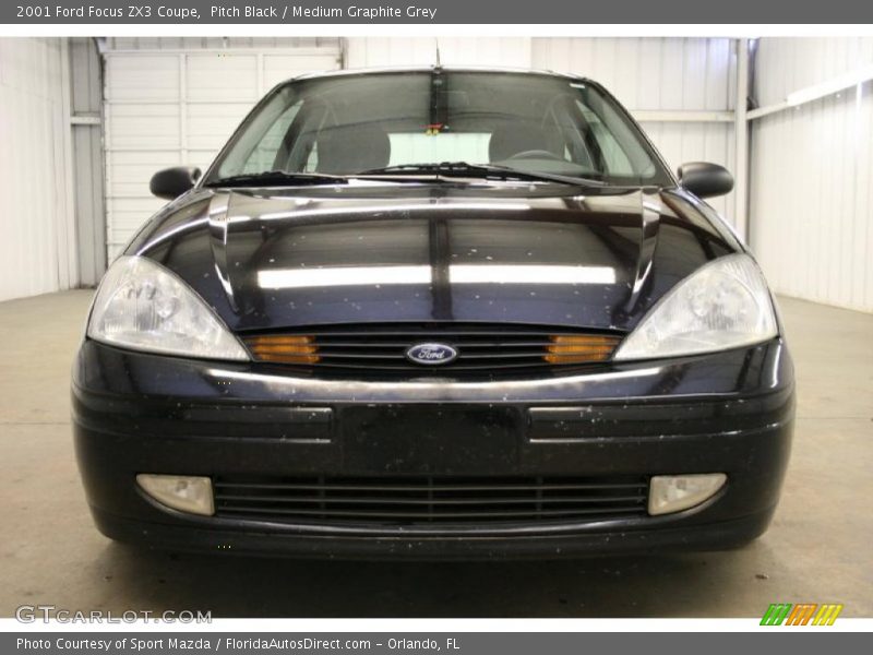 Pitch Black / Medium Graphite Grey 2001 Ford Focus ZX3 Coupe