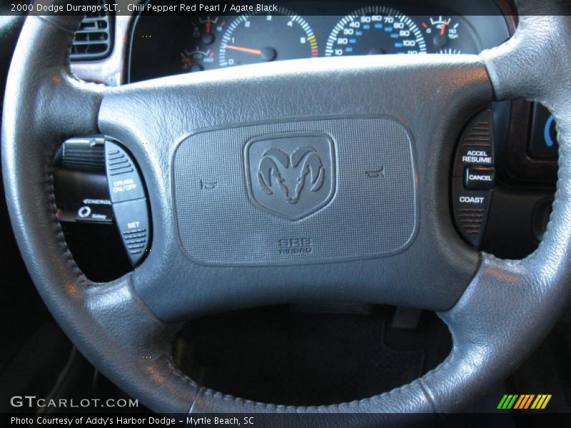 Chili Pepper Red Pearl / Agate Black 2000 Dodge Durango SLT