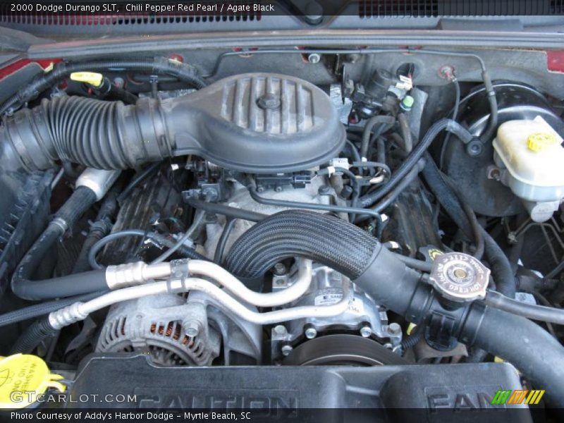 Chili Pepper Red Pearl / Agate Black 2000 Dodge Durango SLT