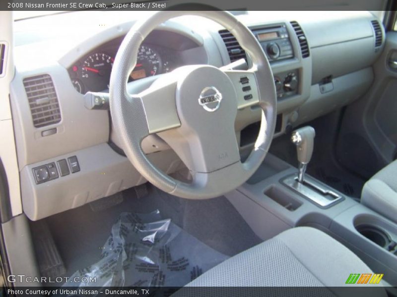 Super Black / Steel 2008 Nissan Frontier SE Crew Cab