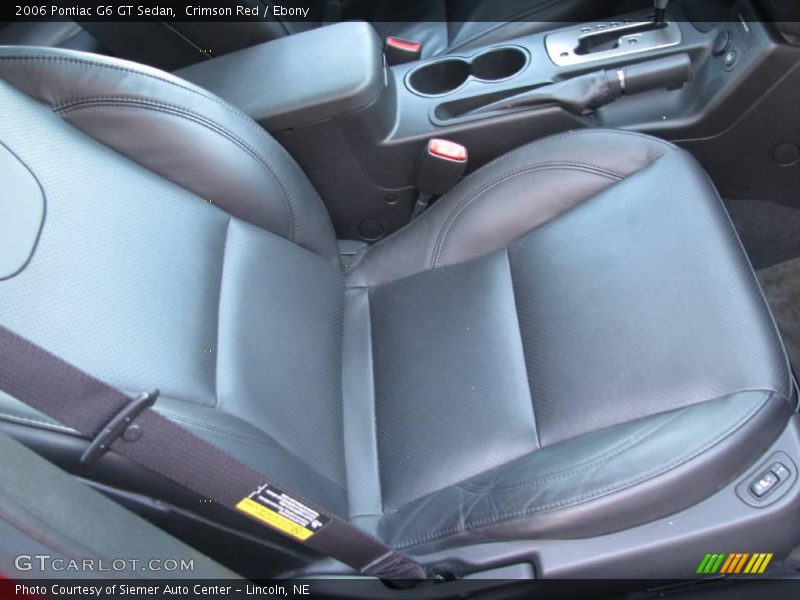 Crimson Red / Ebony 2006 Pontiac G6 GT Sedan
