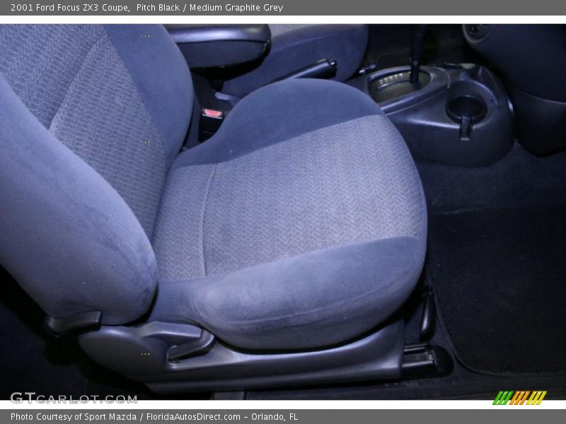 Pitch Black / Medium Graphite Grey 2001 Ford Focus ZX3 Coupe