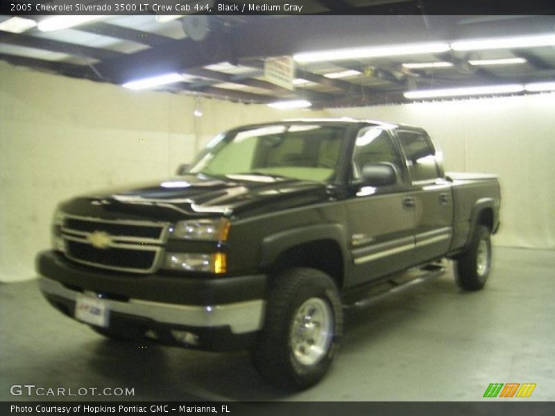 Black / Medium Gray 2005 Chevrolet Silverado 3500 LT Crew Cab 4x4