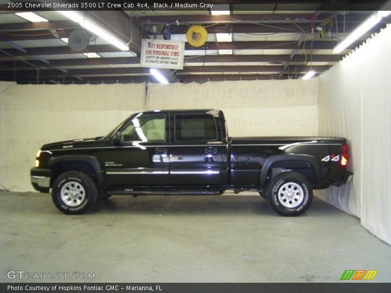 Black / Medium Gray 2005 Chevrolet Silverado 3500 LT Crew Cab 4x4
