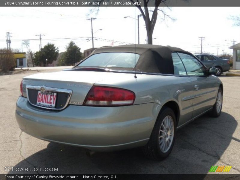 Satin Jade Pearl / Dark Slate Gray 2004 Chrysler Sebring Touring Convertible