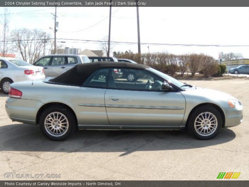 Satin Jade Pearl / Dark Slate Gray 2004 Chrysler Sebring Touring Convertible