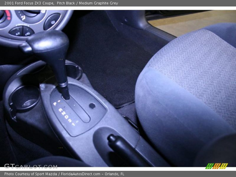 Pitch Black / Medium Graphite Grey 2001 Ford Focus ZX3 Coupe