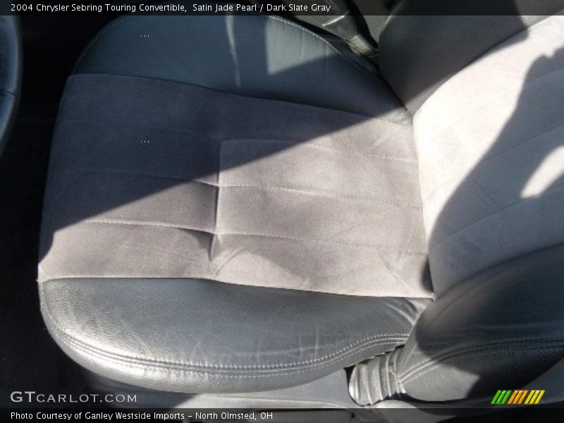 Satin Jade Pearl / Dark Slate Gray 2004 Chrysler Sebring Touring Convertible