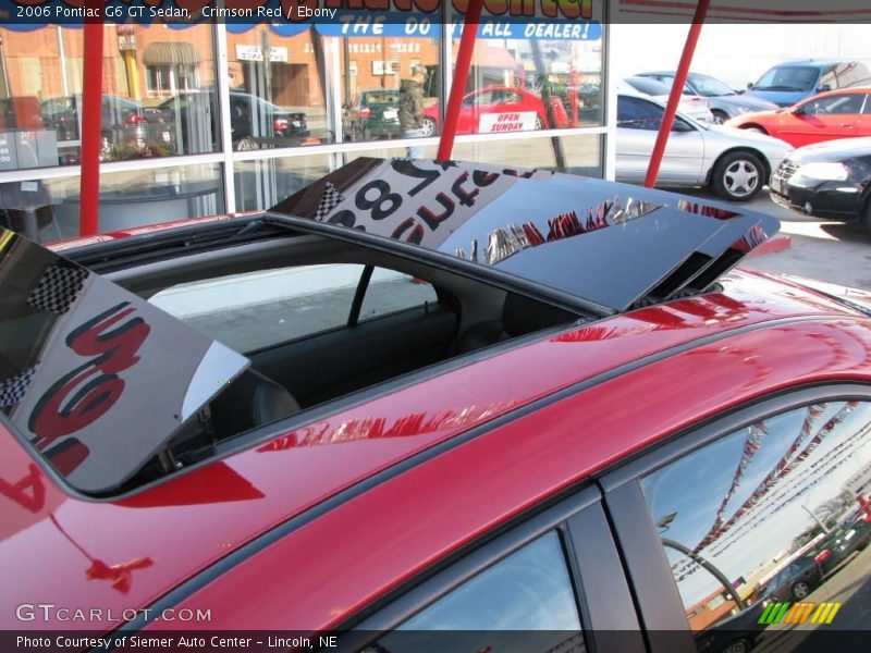 Crimson Red / Ebony 2006 Pontiac G6 GT Sedan