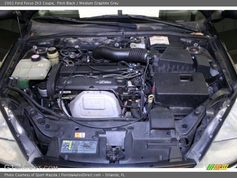 Pitch Black / Medium Graphite Grey 2001 Ford Focus ZX3 Coupe