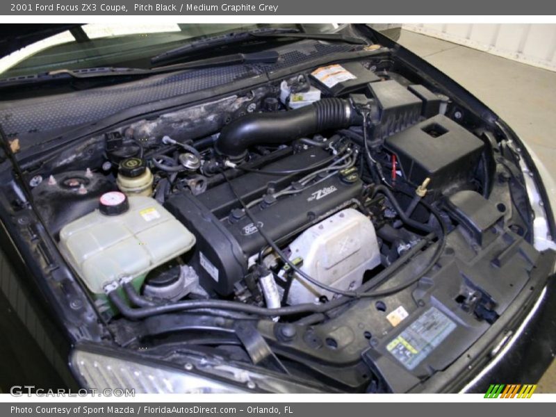 Pitch Black / Medium Graphite Grey 2001 Ford Focus ZX3 Coupe
