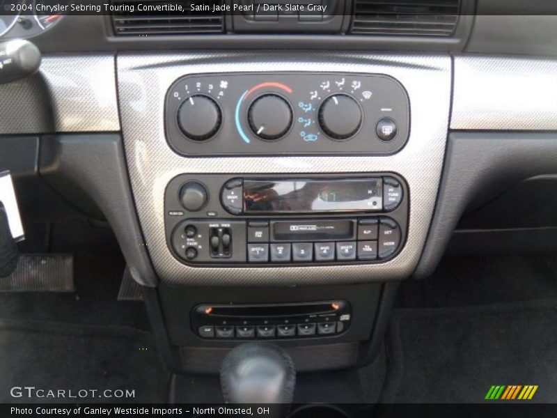 Satin Jade Pearl / Dark Slate Gray 2004 Chrysler Sebring Touring Convertible