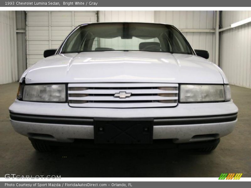 Bright White / Gray 1993 Chevrolet Lumina Sedan
