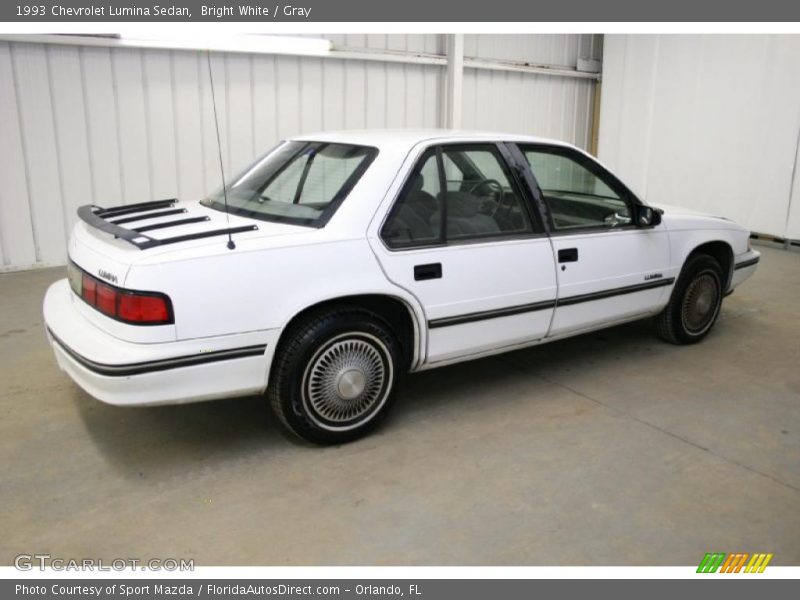 Bright White / Gray 1993 Chevrolet Lumina Sedan