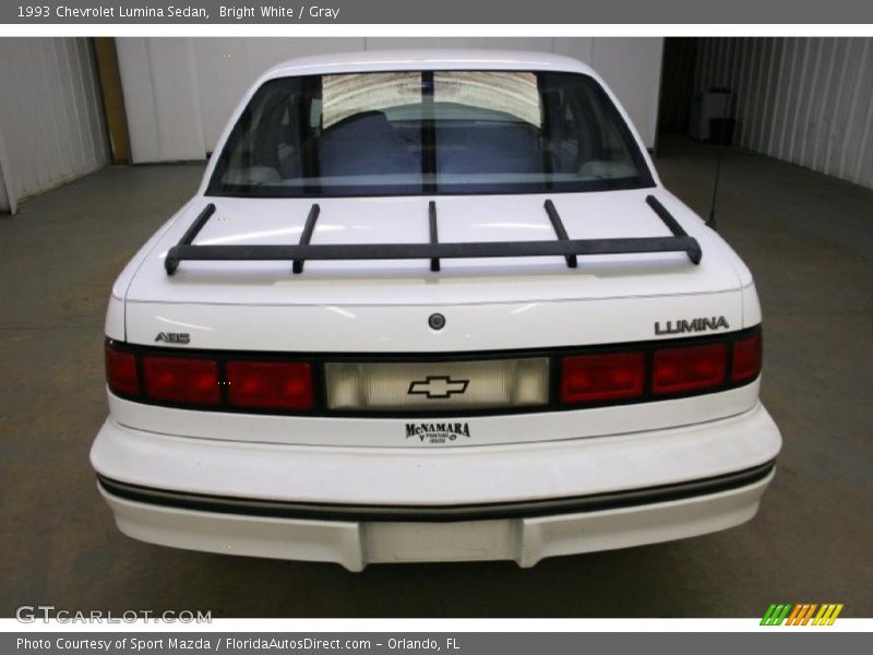 Bright White / Gray 1993 Chevrolet Lumina Sedan