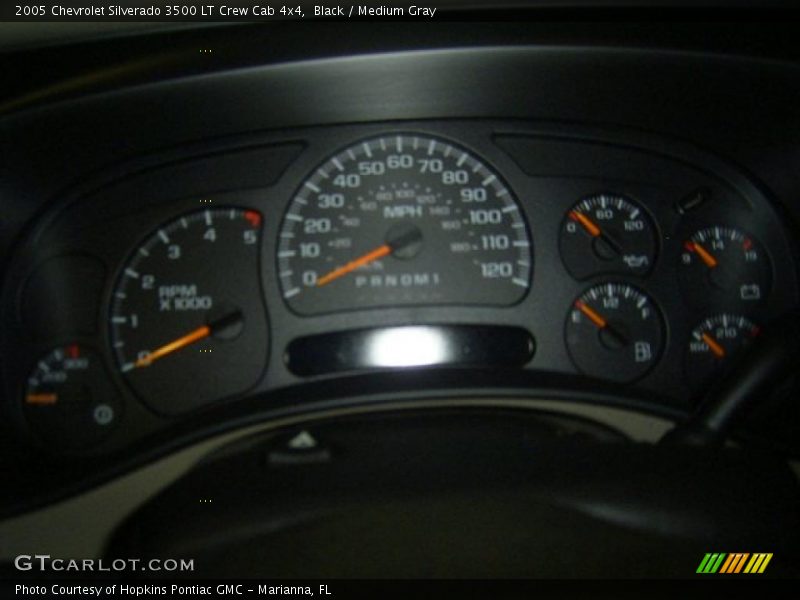 Black / Medium Gray 2005 Chevrolet Silverado 3500 LT Crew Cab 4x4