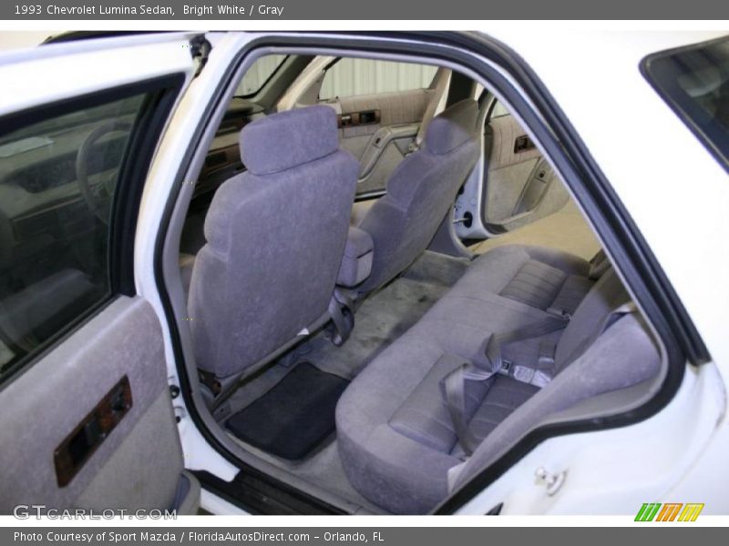 Bright White / Gray 1993 Chevrolet Lumina Sedan