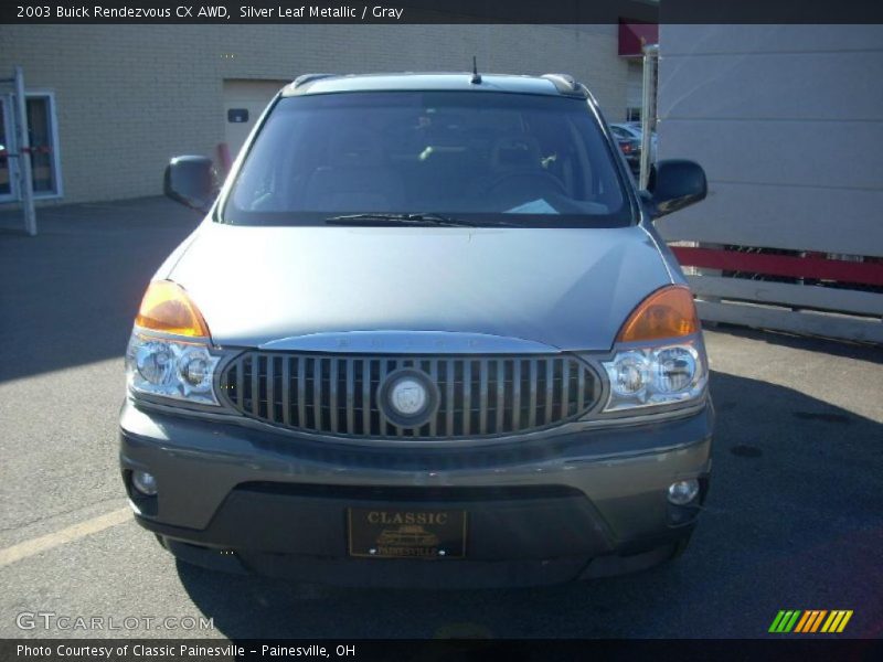 Silver Leaf Metallic / Gray 2003 Buick Rendezvous CX AWD