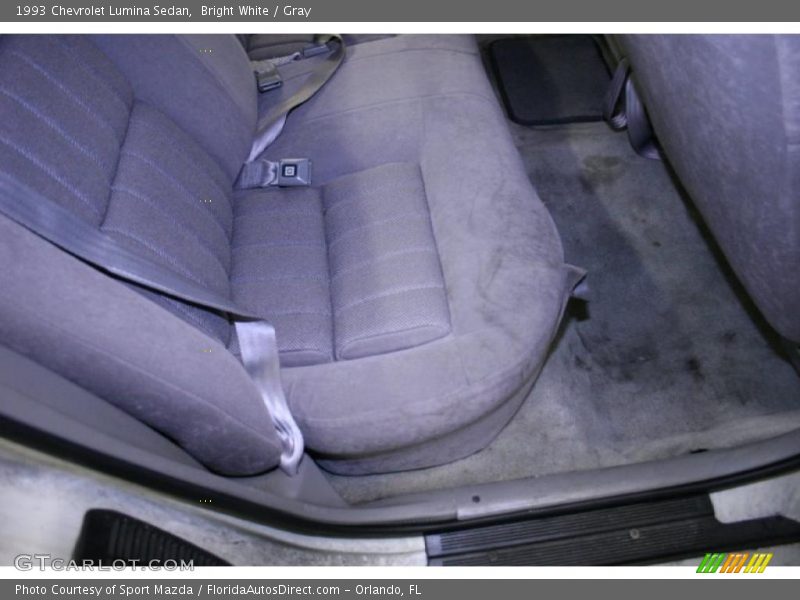 Bright White / Gray 1993 Chevrolet Lumina Sedan