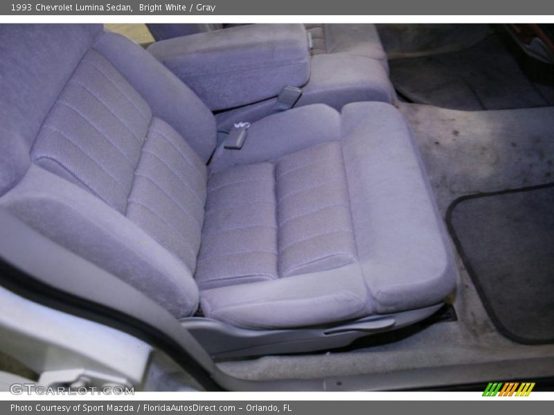 Bright White / Gray 1993 Chevrolet Lumina Sedan