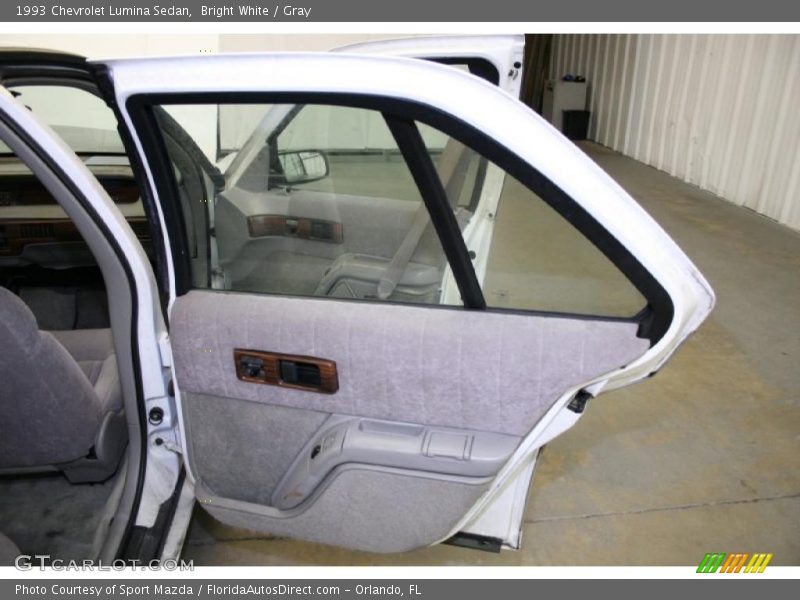 Bright White / Gray 1993 Chevrolet Lumina Sedan