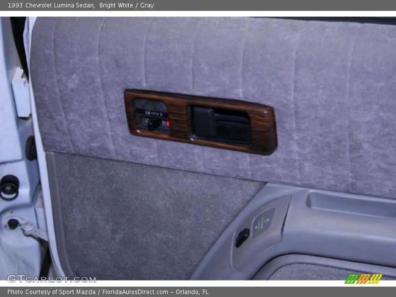 Bright White / Gray 1993 Chevrolet Lumina Sedan