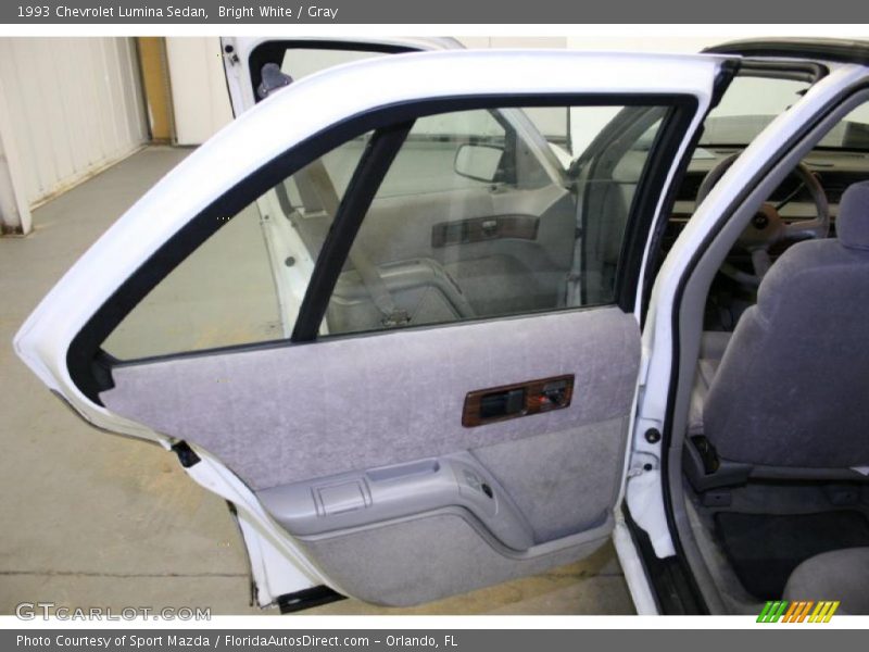 Bright White / Gray 1993 Chevrolet Lumina Sedan