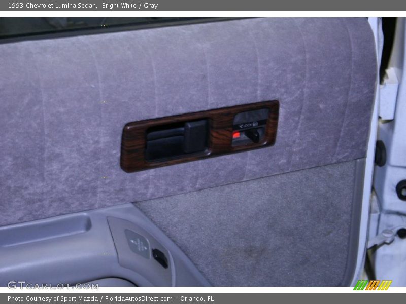Bright White / Gray 1993 Chevrolet Lumina Sedan