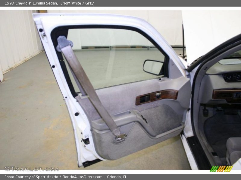 Bright White / Gray 1993 Chevrolet Lumina Sedan