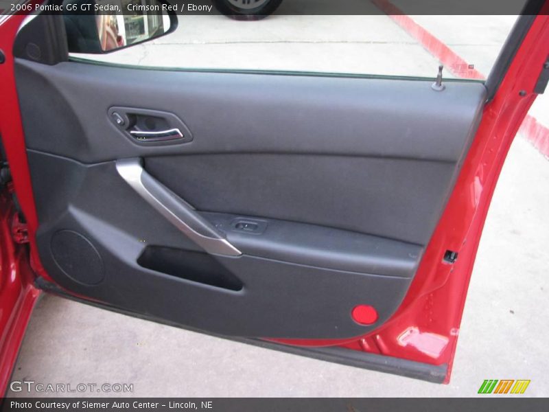 Crimson Red / Ebony 2006 Pontiac G6 GT Sedan