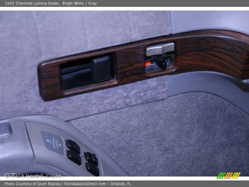Bright White / Gray 1993 Chevrolet Lumina Sedan