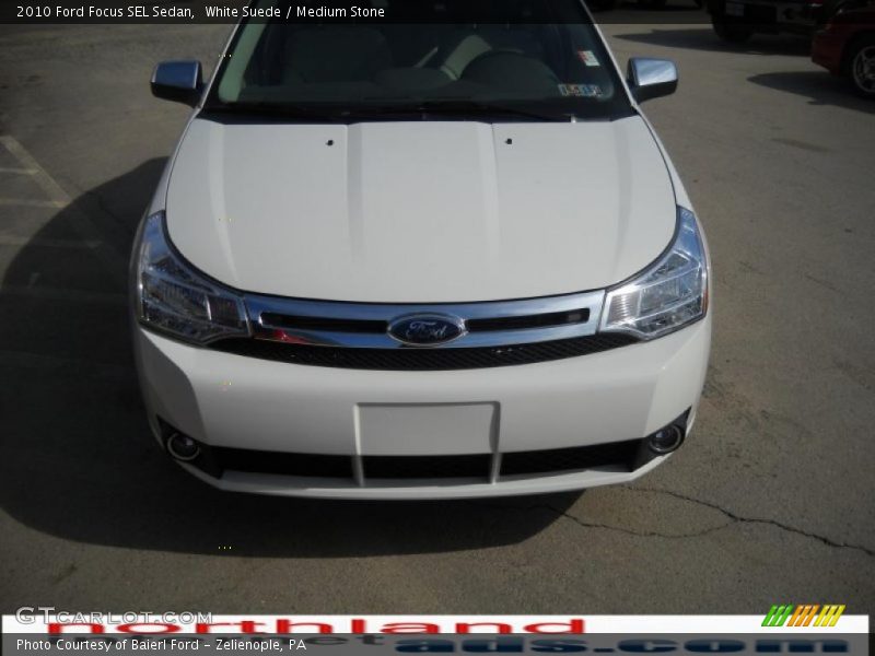 White Suede / Medium Stone 2010 Ford Focus SEL Sedan