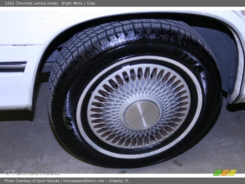 Bright White / Gray 1993 Chevrolet Lumina Sedan
