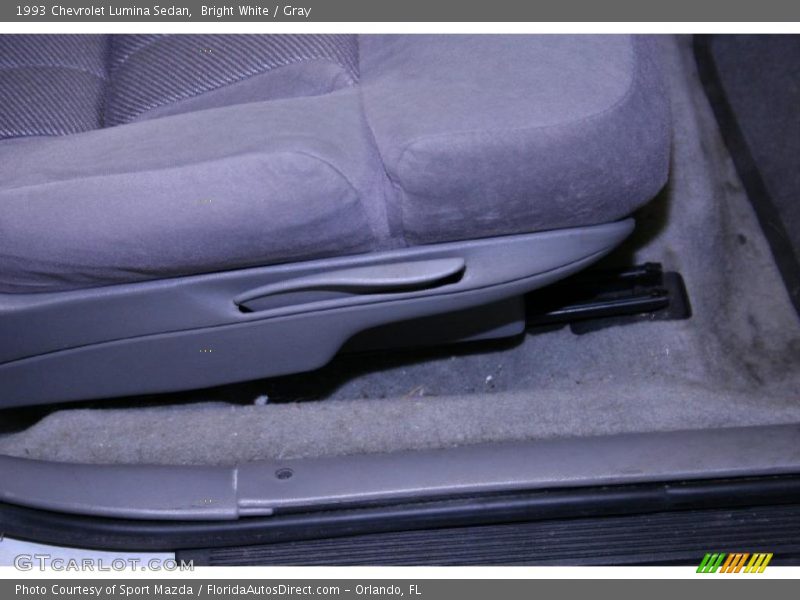 Bright White / Gray 1993 Chevrolet Lumina Sedan