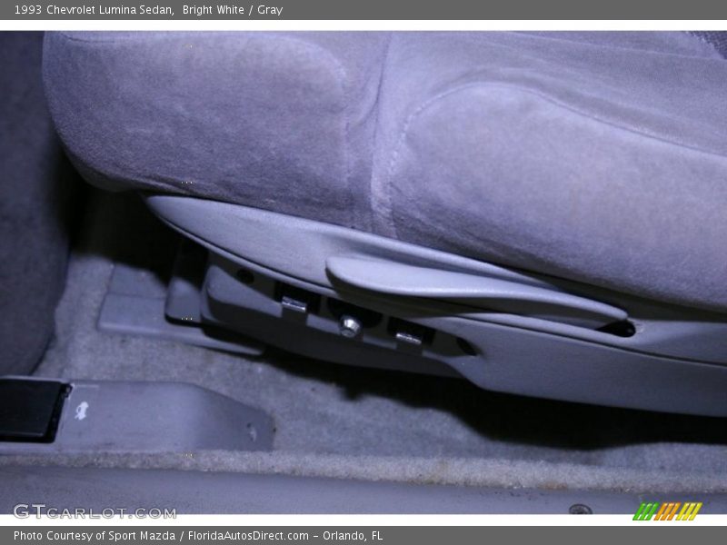 Bright White / Gray 1993 Chevrolet Lumina Sedan