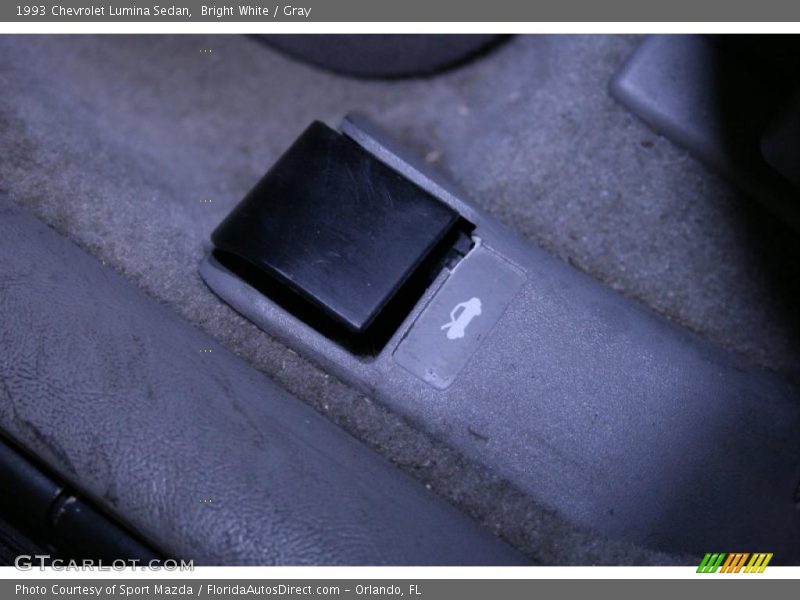 Bright White / Gray 1993 Chevrolet Lumina Sedan