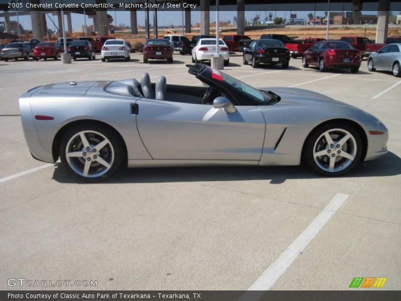 Machine Silver / Steel Grey 2005 Chevrolet Corvette Convertible