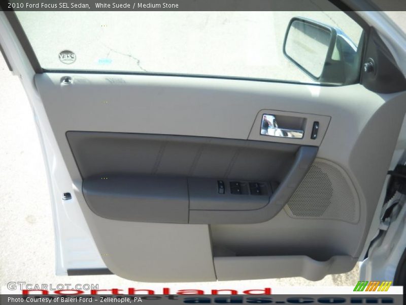 White Suede / Medium Stone 2010 Ford Focus SEL Sedan