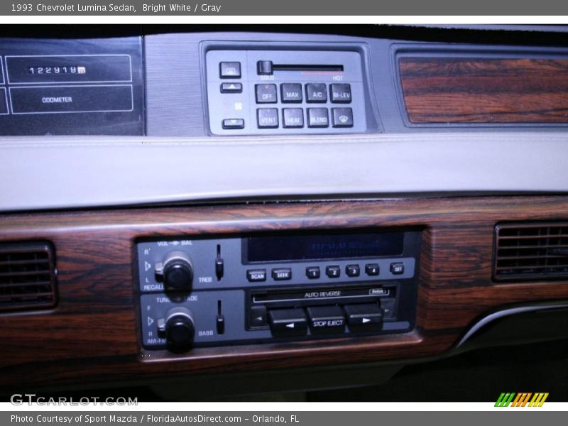 Bright White / Gray 1993 Chevrolet Lumina Sedan